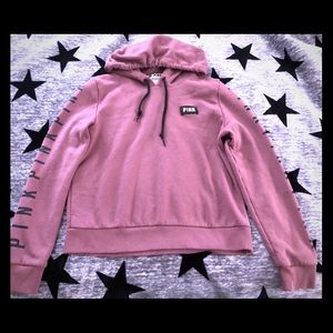 PINK Pullover Cocoa Powder L
